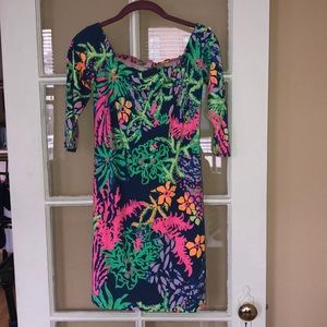 Lilly Pulitzer’s Off The Shoulder Laurana Dress